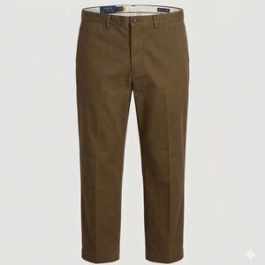 Polo by Ralph Lauren Men’s Brown Cotton Twill Preston Pant size 42 30 NWT